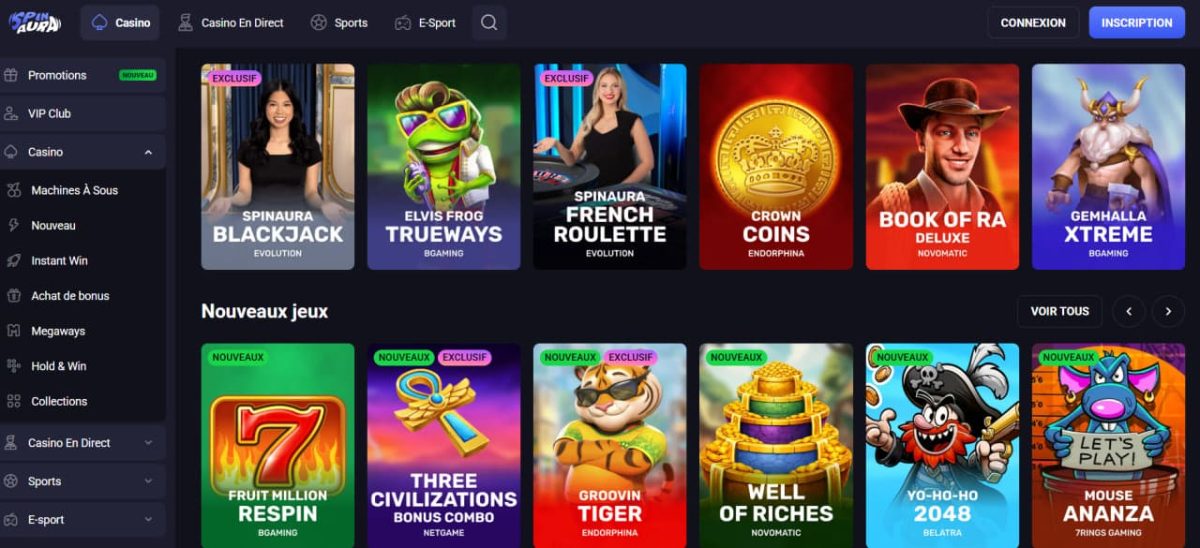 SpinAura Casino image 1