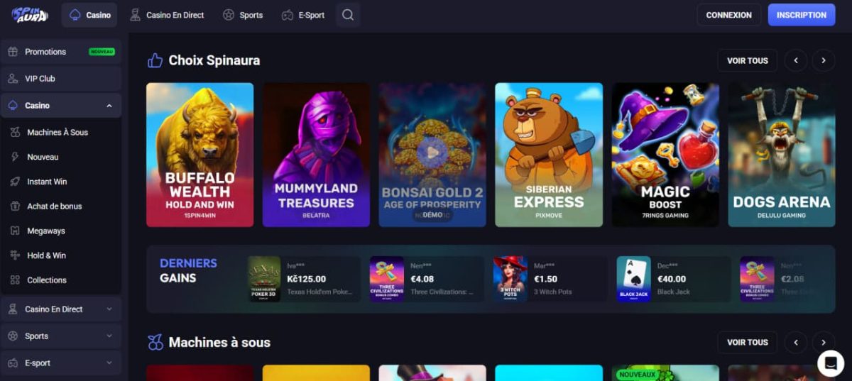 SpinAura Casino image 3